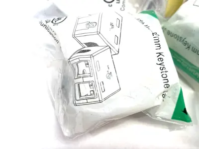 NEW MONOPRICE 2-PORT KEYSTONE JACK SURFACE MOUNT BOX MP-B0102