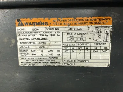 Used CATERPILLAR E4000 Material Handling (misc) Ohio US | HGR 24 #1289784