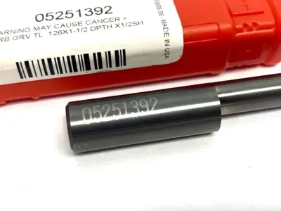 USED ACCUPRO GROOVING TOOL: 1/2" SHANK DIA SOLID CARBIDE ACC-GF125-24