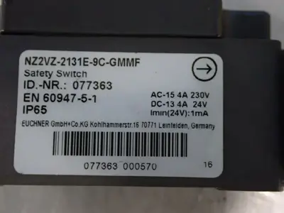 Euchner Misc. Safety Switches