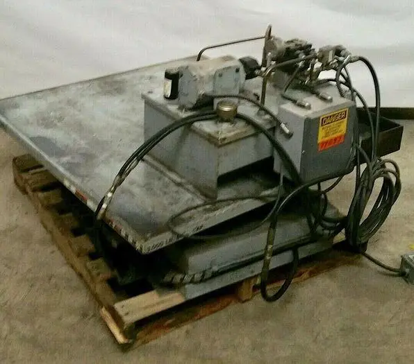 American Lift 3000 lbs 48 inch rotary scissor lift table hydraulic rotation