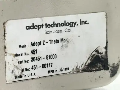 Used Adept Technologies 30451-51000 Robot Parts Michigan US | Maverick Industrial Sales #1463921