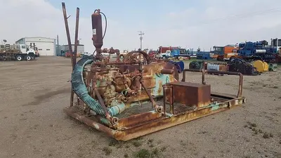 USED GARDNER DENVER FO-FXO 7.25 X 10 DUPLEX MUD PUMP