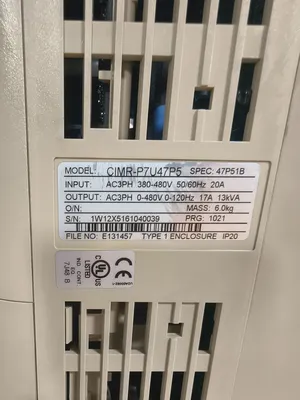 USED YASKAWA CIMR-P7U47P5