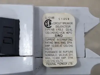 Used FEDERAL PIONEER LL12188 Switchgears British Columbia CA | Lenmark #238828
