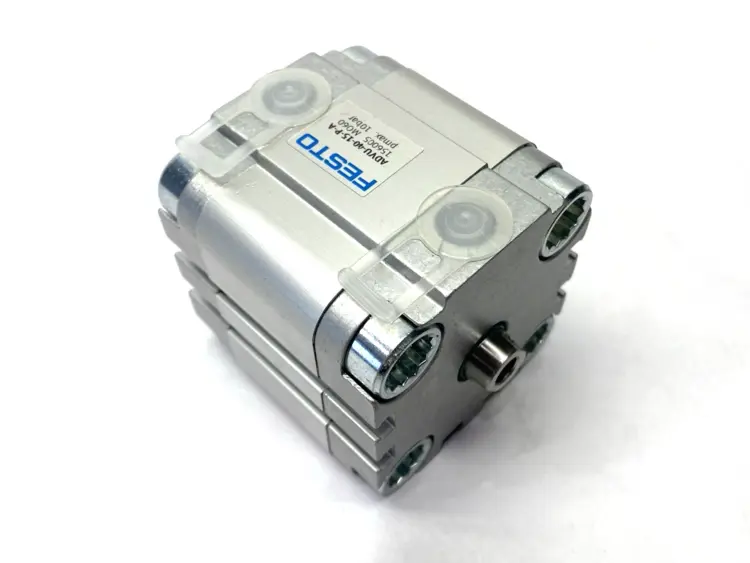 Used FESTO PNEUMATIC COMPACT CYLINDER 40MM BORE 15MM STROKE 156005 Pneumatic Cylinders | Maverick Industrial Sales #1100613