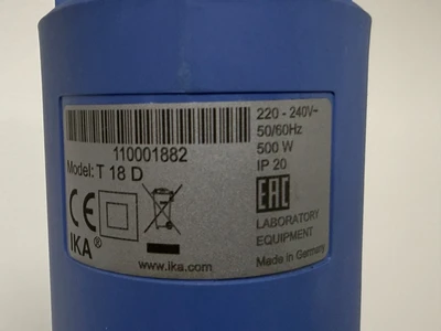 Used IKA 0009022800 / 000L004640 Homogenizers Missouri US | BioLabTek #1366010