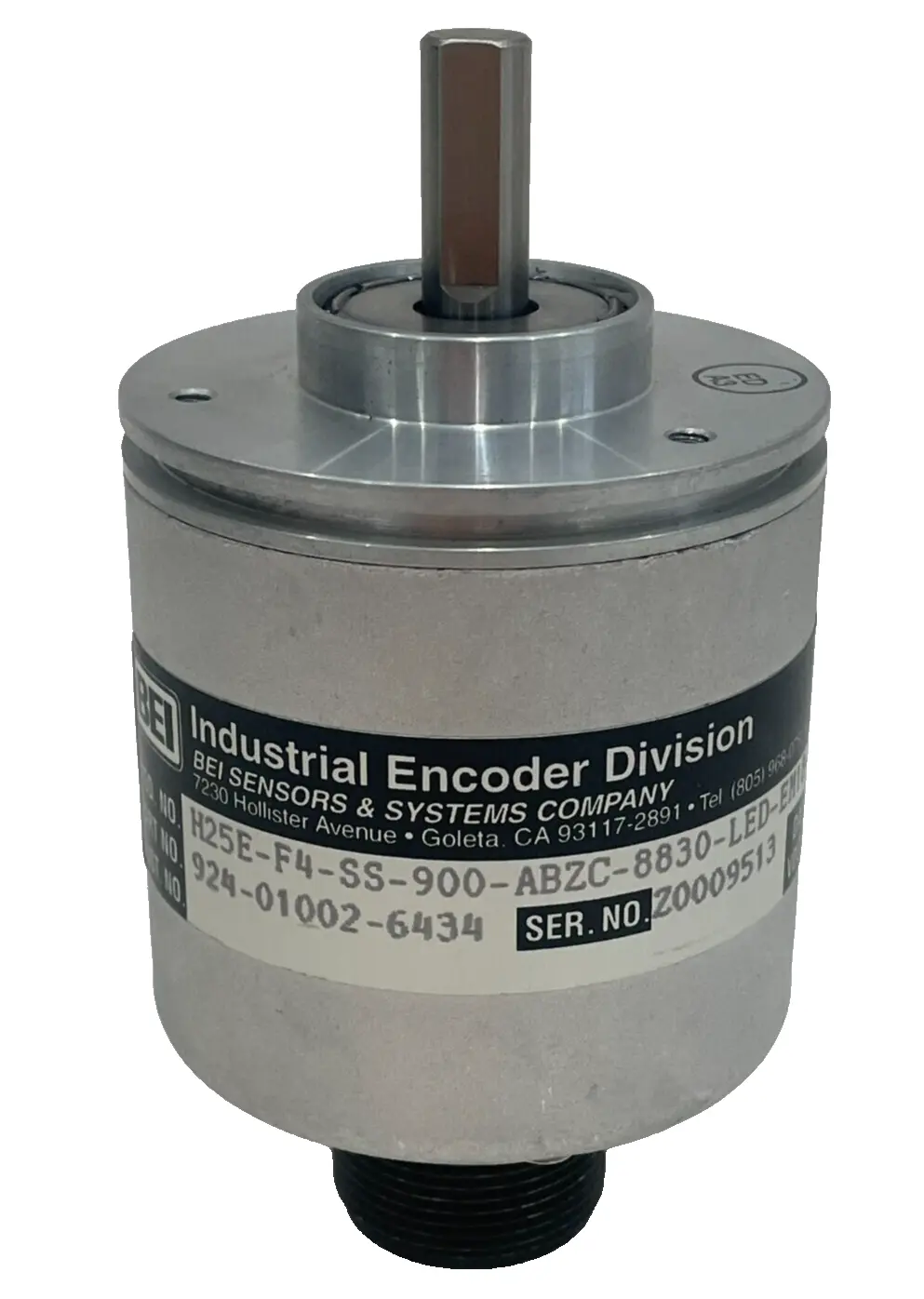 NEW BEI IND. 924-01002-6434 ENCODER H25E-F4-SS0900-ABZC-8830-LED-EM18-S