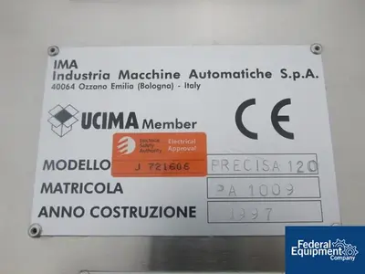 USED IMA IMA High Speed Capsule Checkweigher, Model Precisa 120