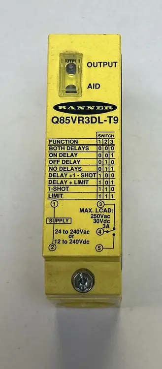 Used BANNER Q85VR3DL-T9 Industrial Controls Ohio US | Surplus Asset Holdings #1235709