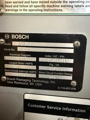 Bosch Stratus Horizontal Flow Wrapper