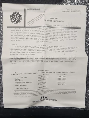 NEW GE YE/180011PKPK2RGX