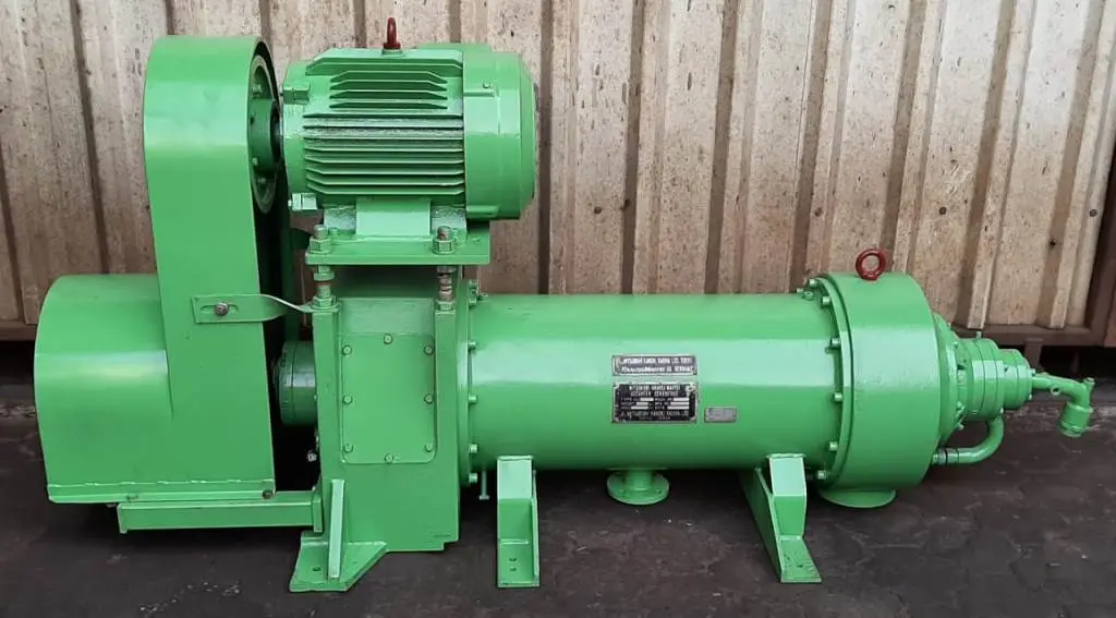 Krauss-Maffei KVZ-26-ML-V1 decanter centrifuge, 316SS.