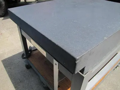 Used COLLINS MICROFLAT Granite Surface Plates California US | Bay Line Tool #1319663