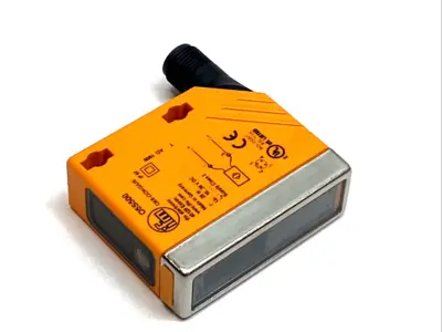 USED IFM THROUGH-BEAM PHOTOELECTRIC TRANSMITTER 25M RED LED M12