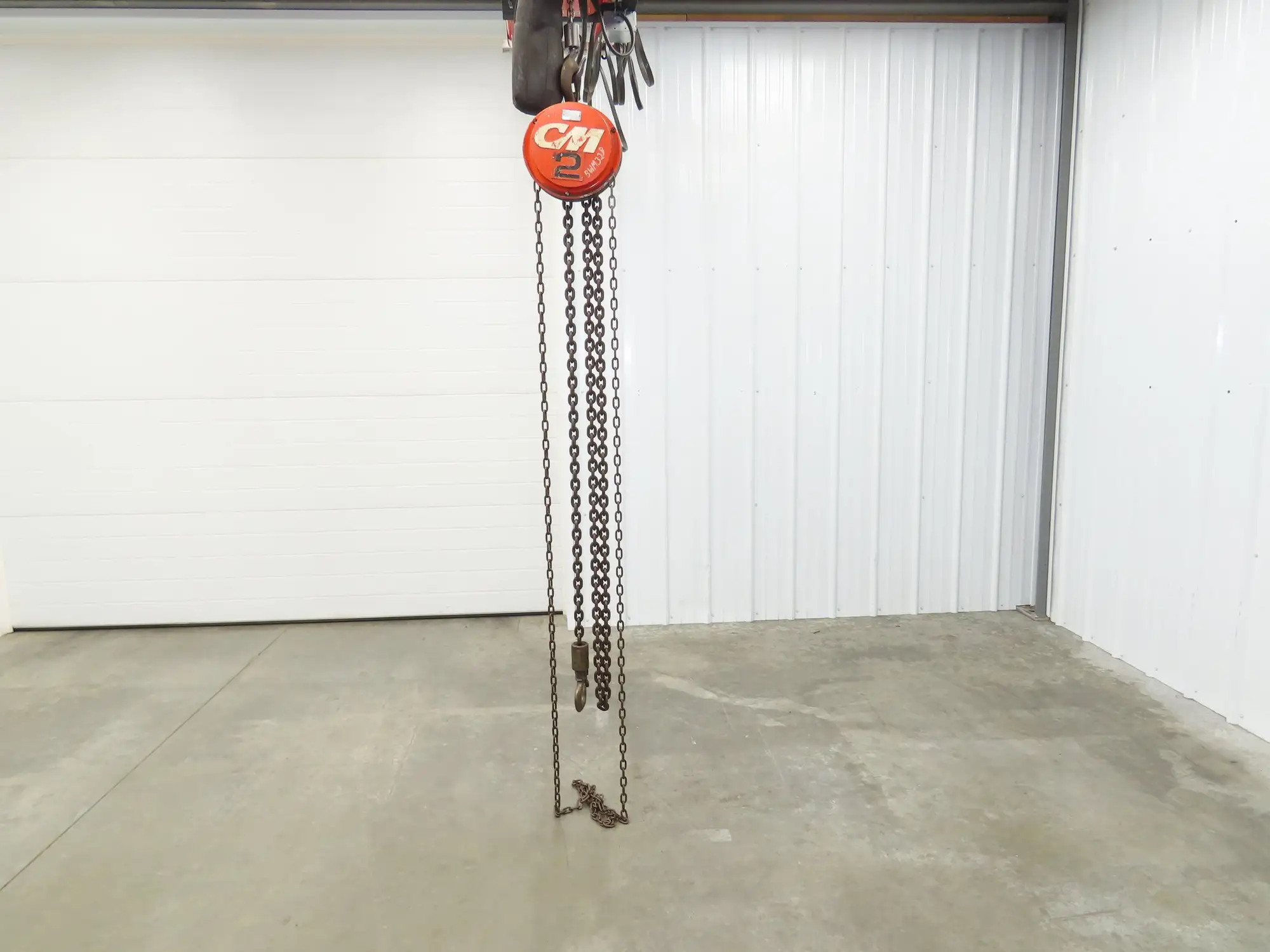 CM 2 Ton 4000Lb Manual Chain Fall Hand Hoist 15' Lift