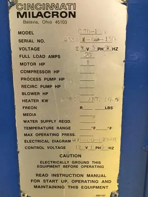 USED CINCINNATI MILACRON CDD-100