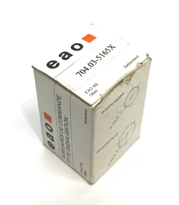 USED EAO SQUARE ILLUMINATED PUSHBUTTON GREEN