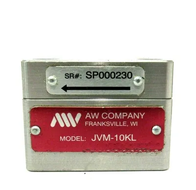 USED AW COMPANY JVM-10KL POSITIVE DISPLACEMENT FLOW METER JVM10KL