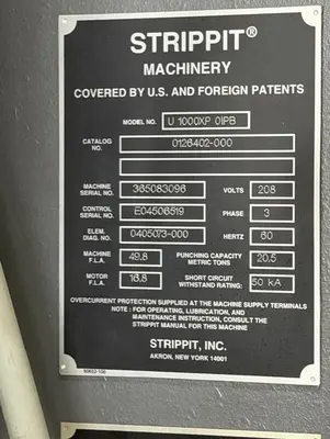 USED STRIPPIT U-1000-XP-OIPB
