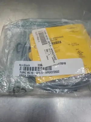 USED Turck BC10-QF5.5-AN6X2/S932 Inductive Sensor, 10-30 VDC