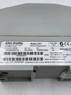 USED ALLEN-BRADLEY ALLEN-BRADLEY 1783-EMS04T/A