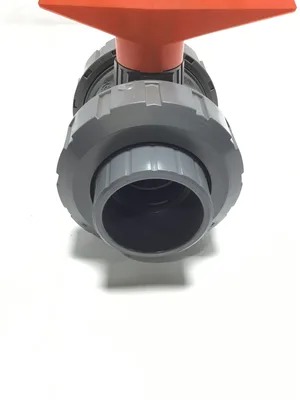Georg Fischer 161 546 347 PVC-U 2 Way Ball Valve Inline True Union