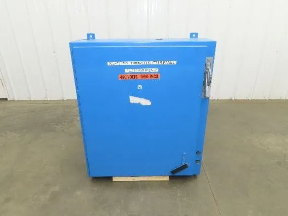 Hoffman A36AB3208LP Electrical Enclosure Control Panel 36x32x8" 30A Disconnect
