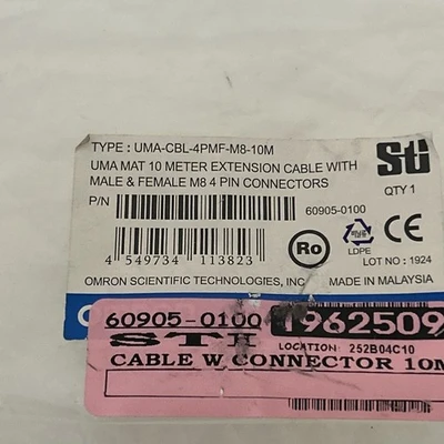 NEW Omron UMA-CBL-4PMF-M8-10M