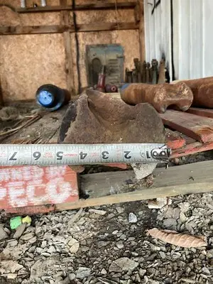 Used AFTERMARKET 5-7/8" X 52" CABLE TOOL CHISEL BIT Tool Bits Pennsylvania US | East West Machinery & Drilling #1417236