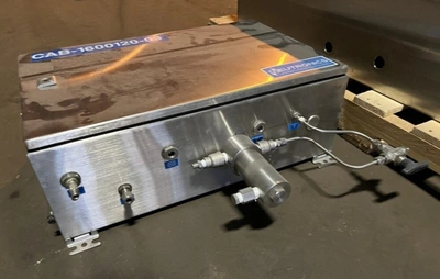 Western States 30 x 18 perforate basket centrifuge, 316L SS.