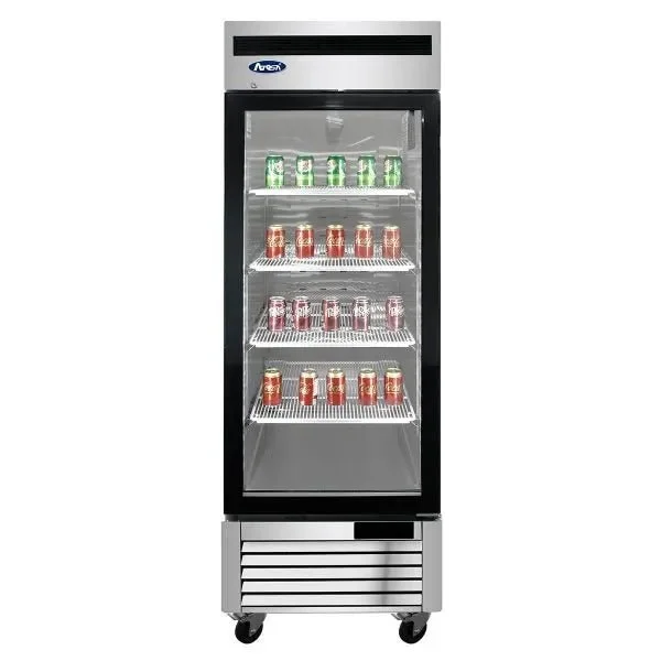 New | in-Stock Atosa New Atosa MCF8701GR Bottom Mount (1) Glass Door Merchandiser Freezer Display Freezers Illinois US | Falcon Restaurant Supply #1375440