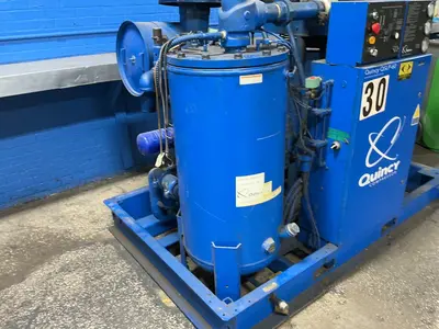 Used 2008 QUINCY COMPRESSOR QSLP60 Rotary Screw & Sliding Vane Air Compressors Ohio US | HGR 24 #1787408