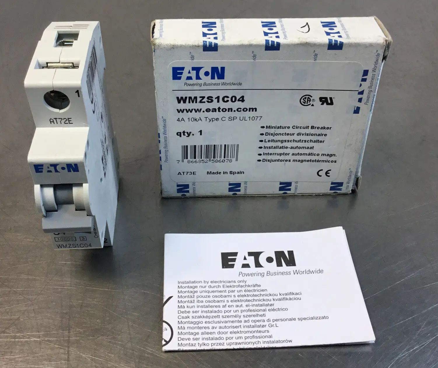 Used EATON WMZS1C04 Circuit Breakers South Carolina US | Palmetto Automation #1250511
