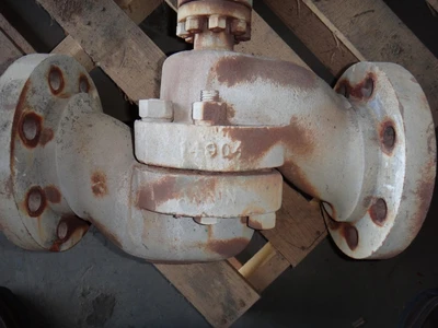 Annin 4" 300 Class, WCB Split Body Flanged Control Valve