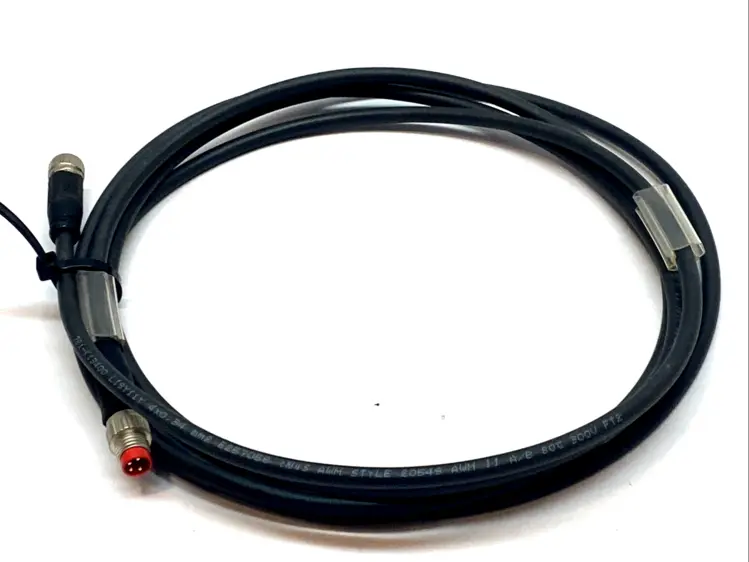 Used Beckhoff Double-Ended Power Cordset M8 4-Pin 2M 017947 Cable & Wire Michigan US | Maverick Industrial Sales #1400515