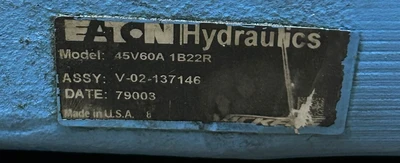 USED VICKERS/EATON HYDRAULICS 45V60A 1B22R