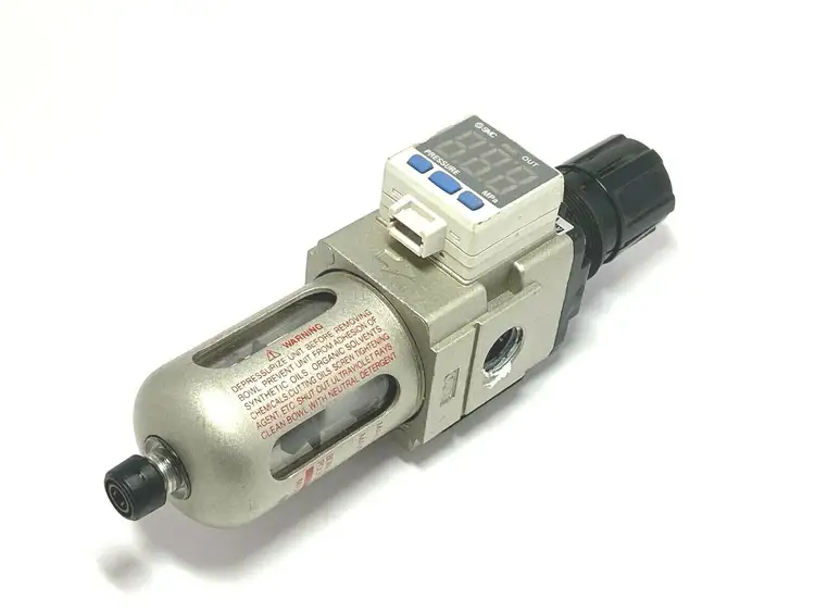 Used SMC AW20K-N02E3-CZA Air Pressure Regulators Michigan US | Maverick Industrial Sales #1391896
