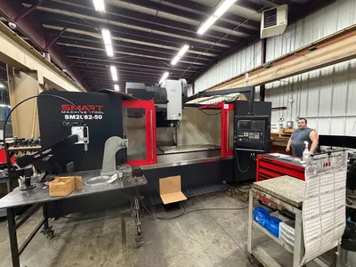 2024 SMART MACHINE TOOL SM 2082-50 50 Taper Box Way Vertical Machining Center | Machinery Source, LLC (1)