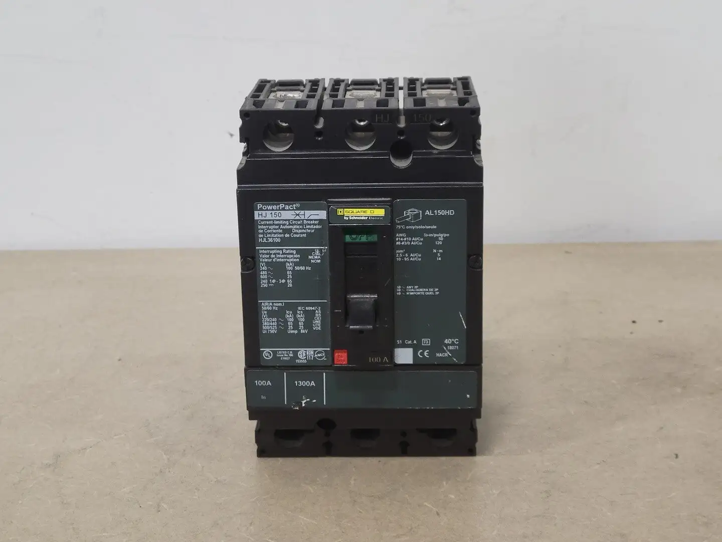 USED SQUARE D HJL36100