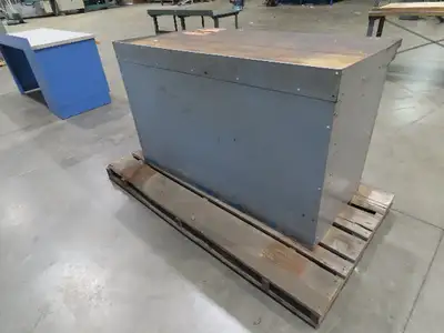 Industrial Butcher Block Top Workbench 2-Door Cabinet Workstation 60"W 30"D 36"H