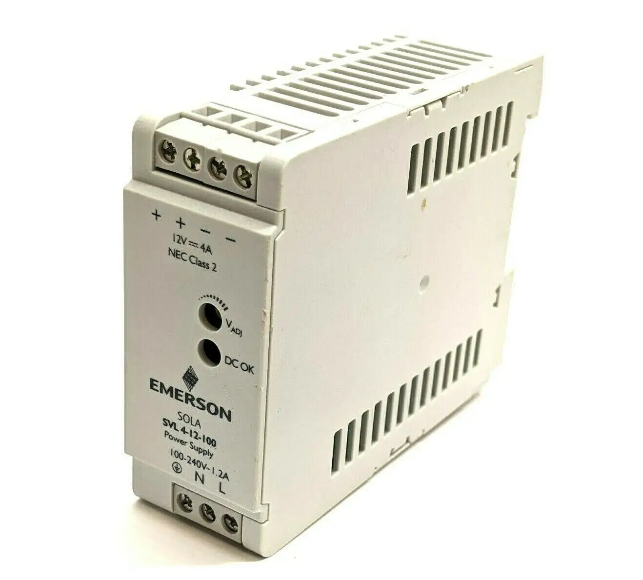 USED EMERSON SOLA DIN RAIL POWER SUPPLY