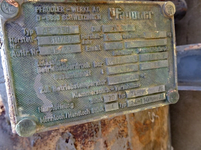 335L Gls Pfaudler Reactor Type Ae-250