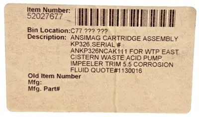 NEW ANSIMAG ANKP326NCAK111