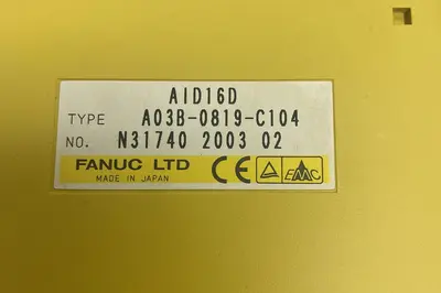 Used FANUC A03B-0819-C104 PLC Input & Output Ohio US | Surplus Asset Holdings #1234891
