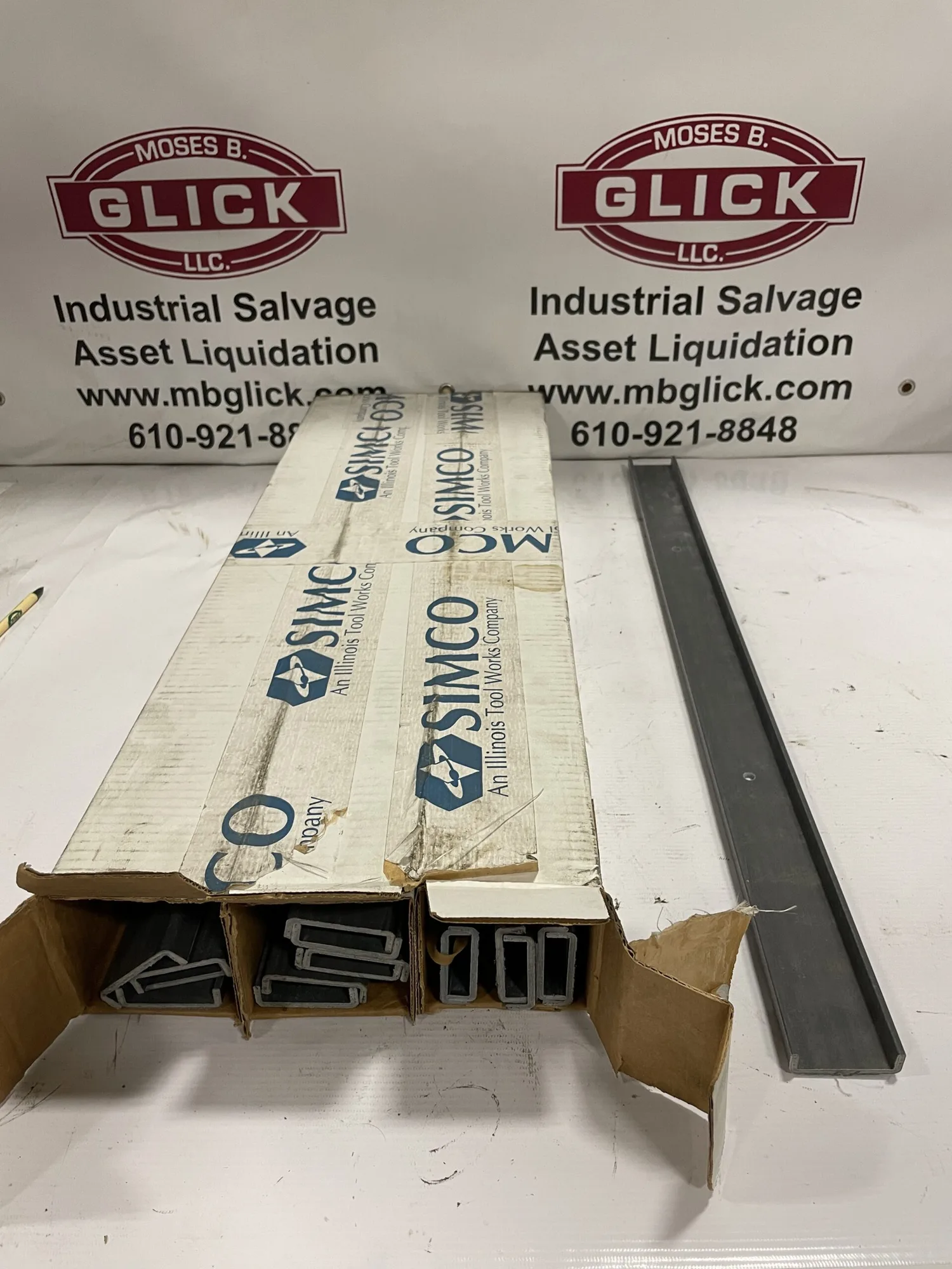 SIMCO 30” x 2” x 1/2” Composite DIN Rail -NIB of 17 pieces