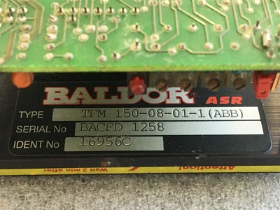 USED BALDOR TFM 150-08-01-1 (ABB) BALDOR ASR-