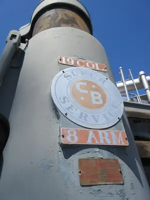 8' -19" Dayton & Bakewell, radial arm drill