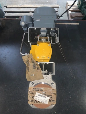 3" Fisher A41 Butterfly Valve with actuator and positioner New Storeroom Spare