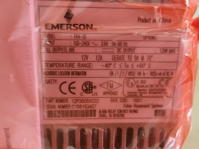 NEW Emerson KJ1502X1-BE1